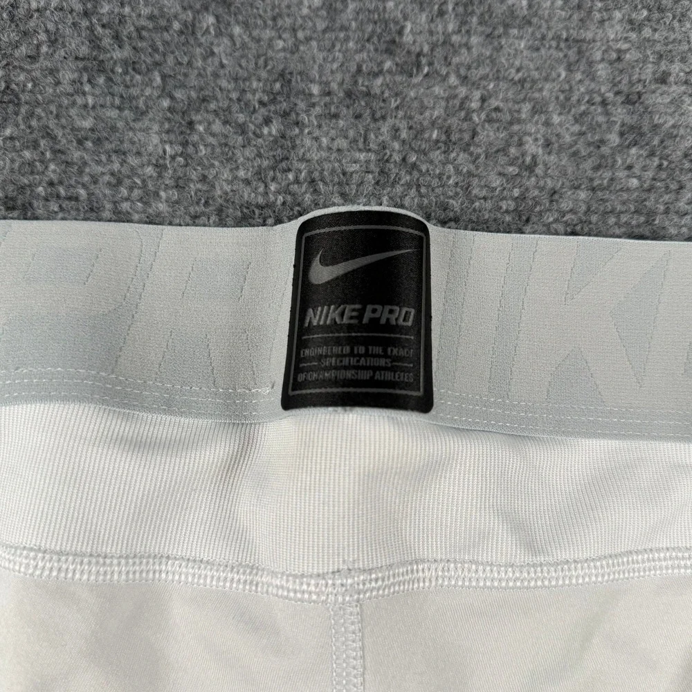 Nike Pro Compression Tights Mens L Gray 838016-100 Athletic Leggings Base Layer